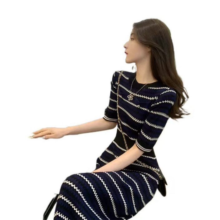 COSYEVNO 여성 원피스 니트 스커트