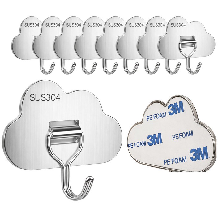 곰돌곰돌 벽걸이 후크 접착식 3M