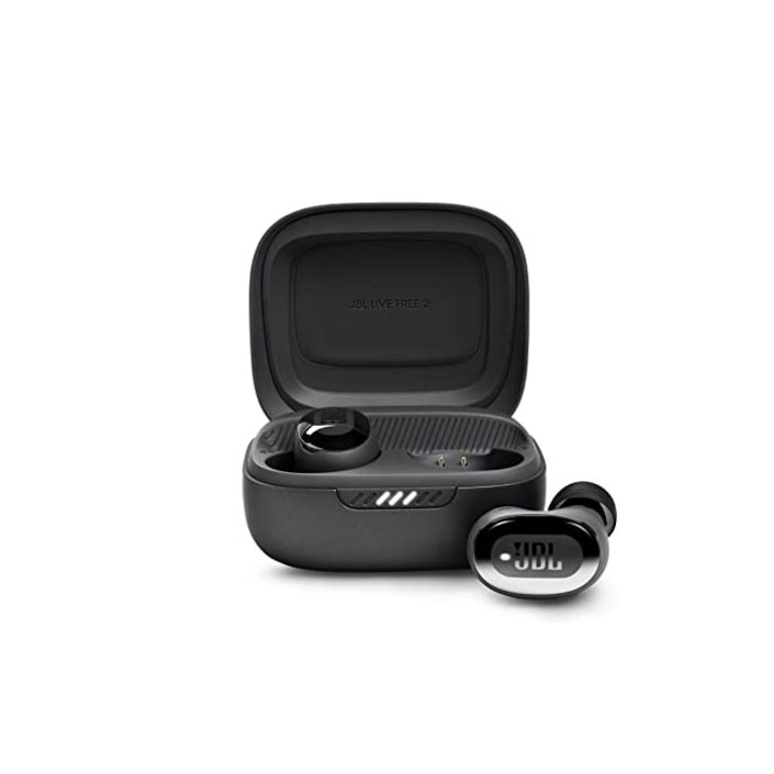 JBL LIVE FREE2 완전 무선 이어폰 멀티포인트  하이브리드 노이즈 캔슬링  IPX5  Bluetooth 지원  무선 충전 지원  블랙  JBLLIVEFREE2 TWSBLK