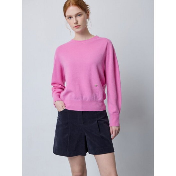CC콜렉트울 블렌드 로고 장식 풀오버 C244KSK1341582936