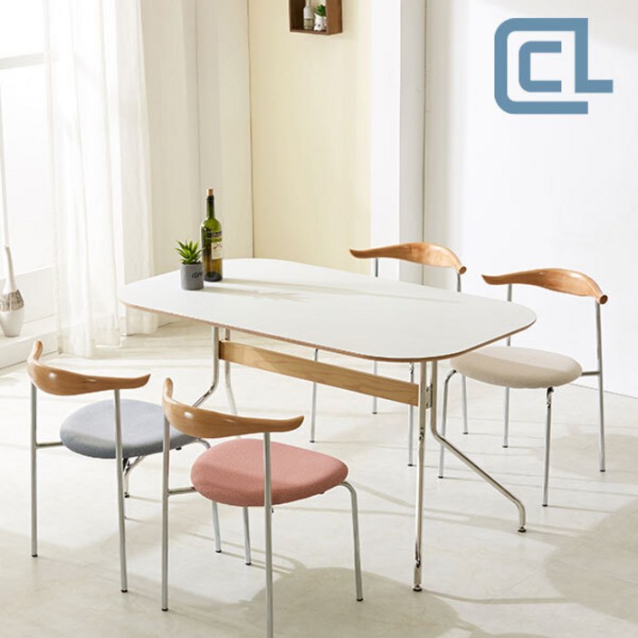 씨엘 어반 자작나무 HPM 4인식탁 테이블 1400