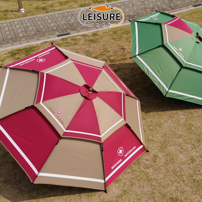 레져파크 몽크로스 52인치 2층 파라솔 낚시파라솔 캠핑파라솔