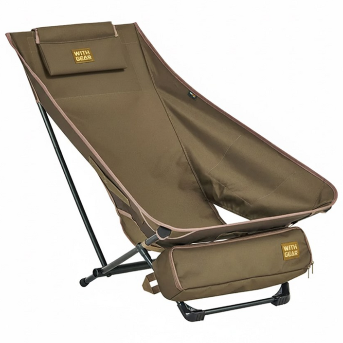 위드기어 체어카보2 FCCV2 초경량 레스트 국내 제작국산 접이식 캠핑의자, 올리브, 1개