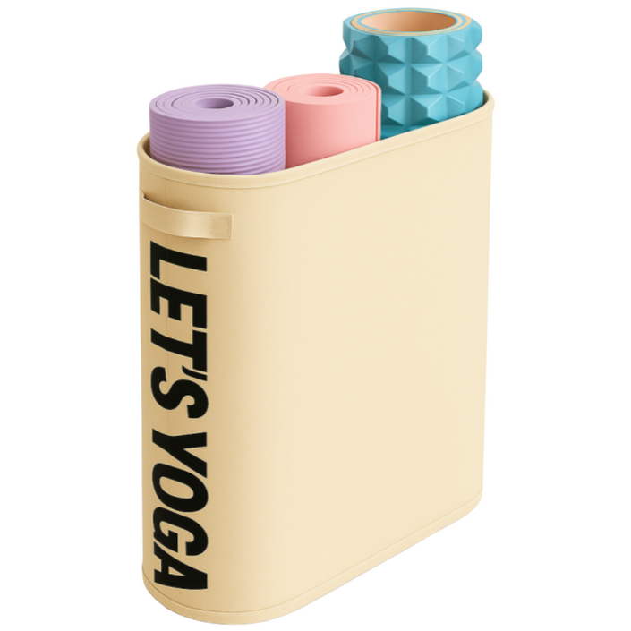 이동식 요가매트 정리함 폼롤러 보관함, 1개