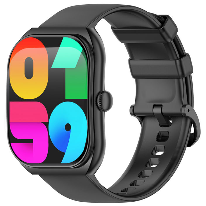 PEJE 2.01인치 2.5D 곡면 대화면 GPS 운동 51mm 통화가능 블루투스 스마트워치 한글판, 검정색, 5.1cm, GPS  블루투스