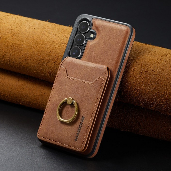 Gradle갤럭시S25S25플러스S25울트라 가죽 맥세이프 그립톡 카드지갑 케이스 고급 보호 케이스