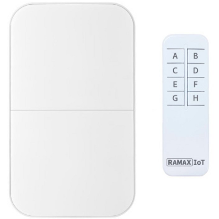 라맥스 스마트 전등 IR리모컨 스위치 2구, 1개