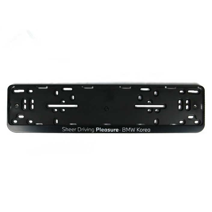 정품 BMW 번호판가드 비천공번호판 넘버플레이트, BMW전차종, 비천공 전면, BMW