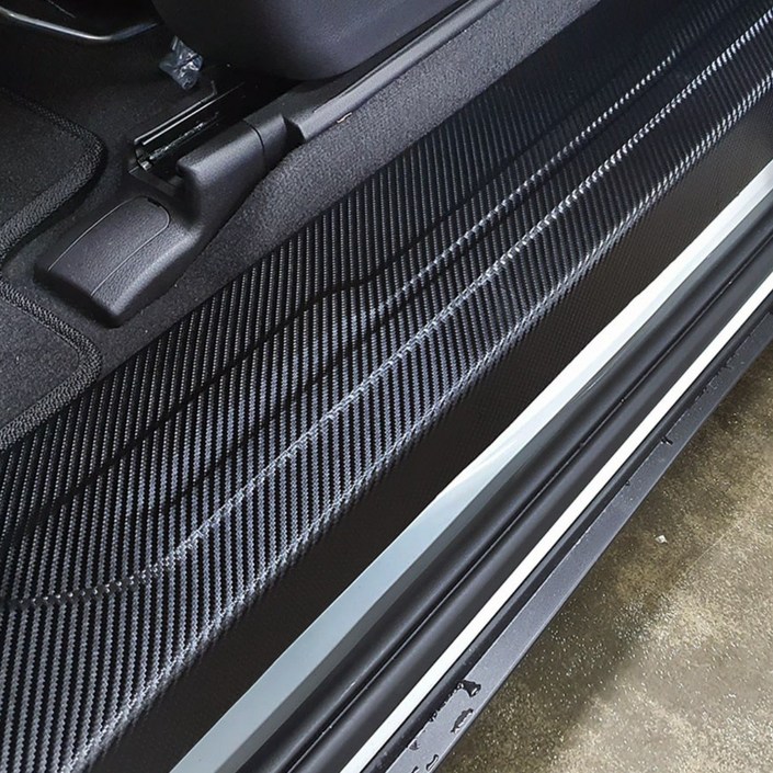 카라멜 더뉴 카니발 KA4  스크래치 방지 도어스텝커버 튜닝 인테리어 몰딩