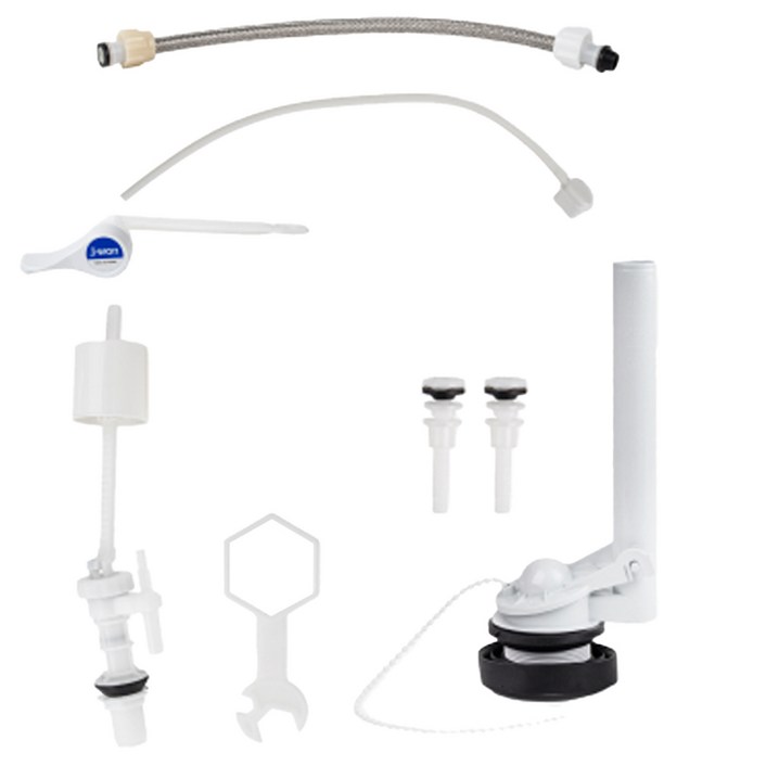 두진 바스 무소음 양변기 부속품 전면 내림 핸들용  조립 공구 세트