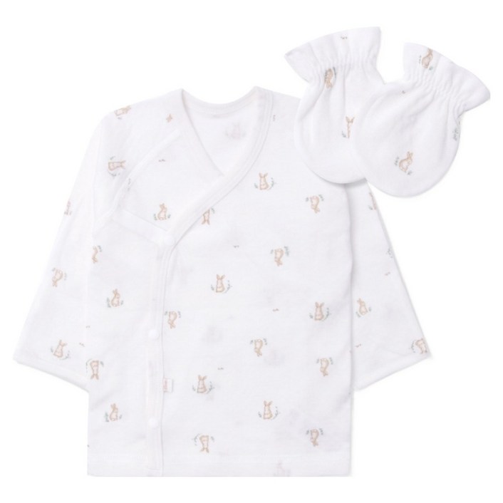 토토비 배내 저고리 + 손싸개 세트 MIFNBE03