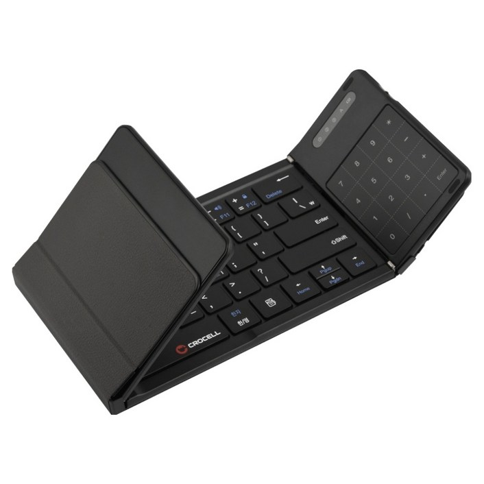 크로셀 블루투스 접이식 올인원 터치패드 숫자키패드 무선 키보드