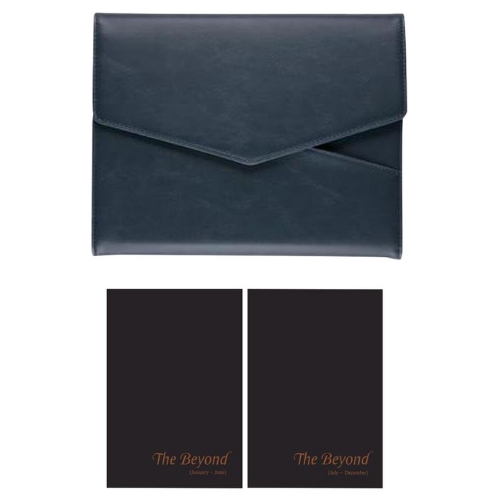 프랭클린플래너 더비욘드 만년형 바인더  1D1P 속지 2p 세트