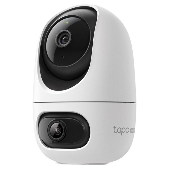 티피링크 2K 3백만화소 듀얼렌즈 고정형 회전형 Wi-Fi 보안 카메라 실내용