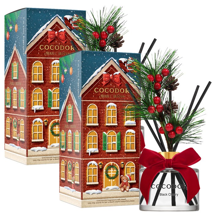 코코도르 크리스마스 디퓨저 레드솔방울트리