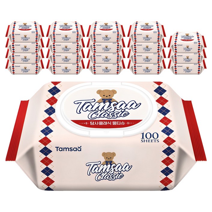 탐사 클래식 물티슈 캡형