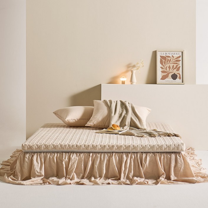 휴가드 라움 순면 60수 피그먼트 토퍼 매트리스