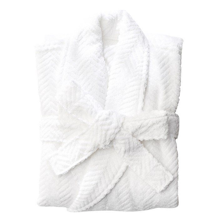 소프트터치 40수 헤링본 호텔 목욕가운