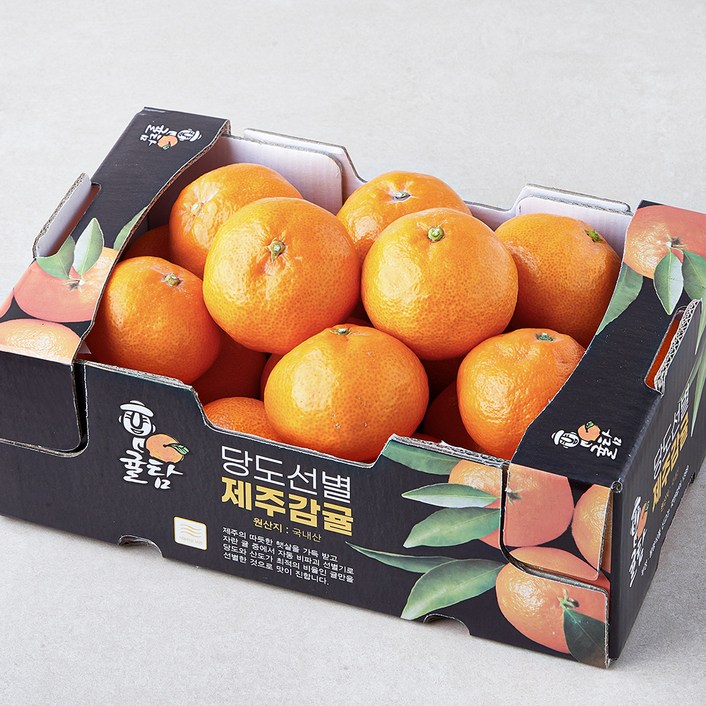 귤탐 당도선별 12brix 감귤, 2kg대과, 1개