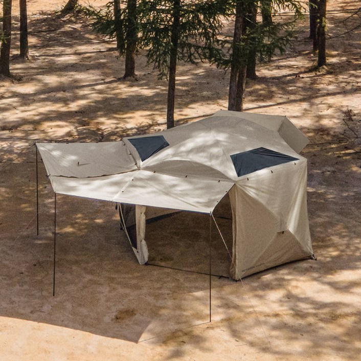 아이두젠 반타곤 원터치 텐트 파워쉴드 육각 풀 플라이 방한 커버  보관가방