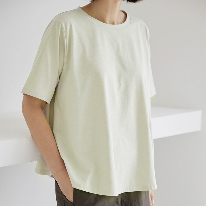 [김여사] 쫀득 훌 반팔 티셔츠 3TS507303 중년여성의류 엄마옷 50대 여성