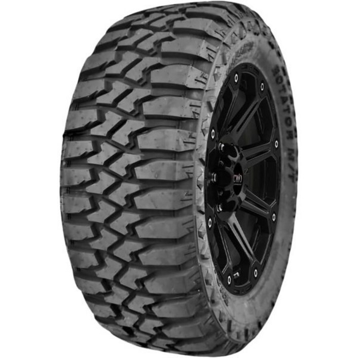 에볼럭스 로테이터 MT 머드 오프로드 라이트 트럭 편평 타이어 - LT27570R18 2757018 27570-18 125122Q 적재 범위 E LRE 10-플라이 BSW 블랙