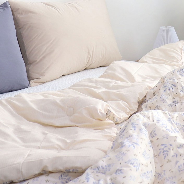 크리미 소프트 먼지없는 세미마이크로 차렵이불