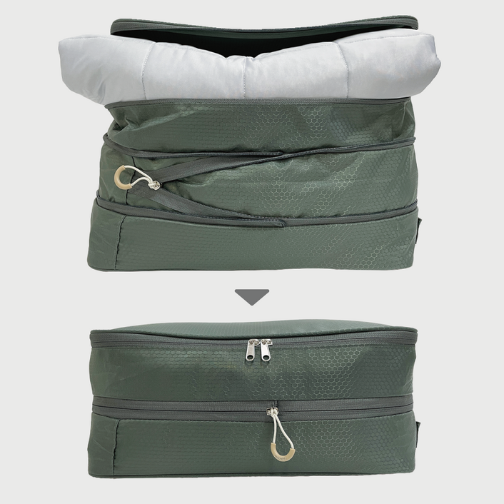 코지앤코 이불 압축 파우치 압축팩 2.0 올리브그린, 1개, 올리브그린XL
