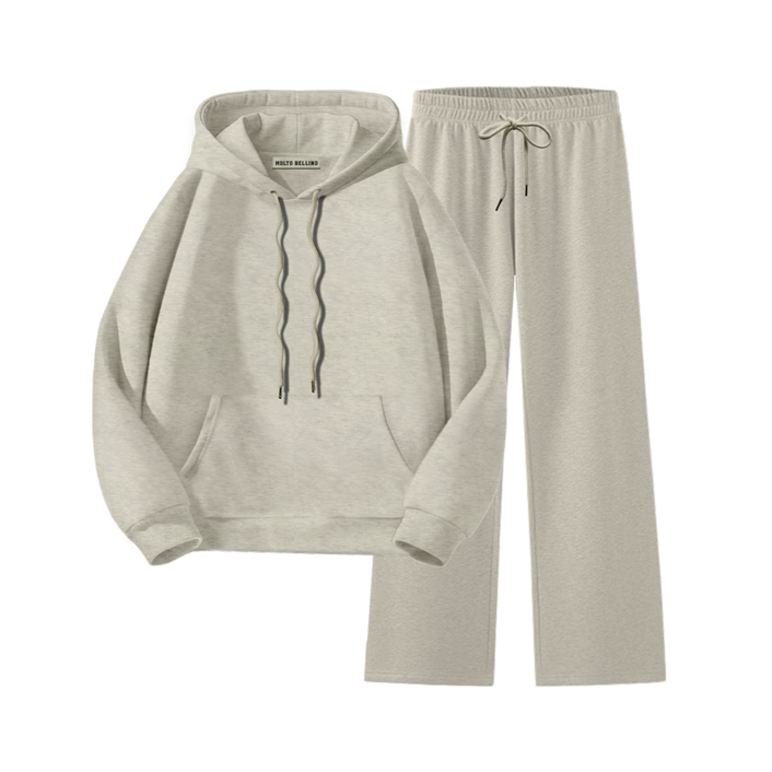 몰토벨리노 기모 무지 스탠다드핏 후드 일자팬츠 상하세트