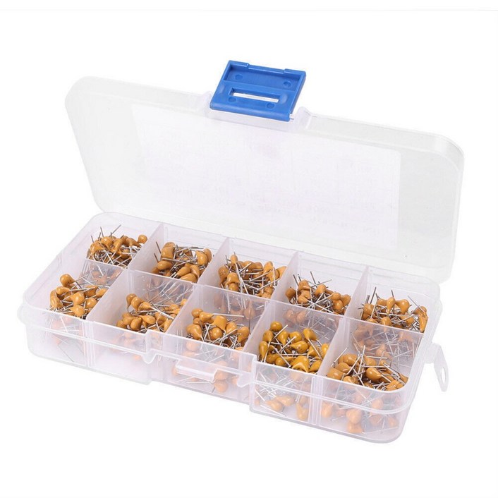 세라믹 커패시터 캐패시터 500pcs 10종 1세트 50V 0.1uF~10uF(104~106)
