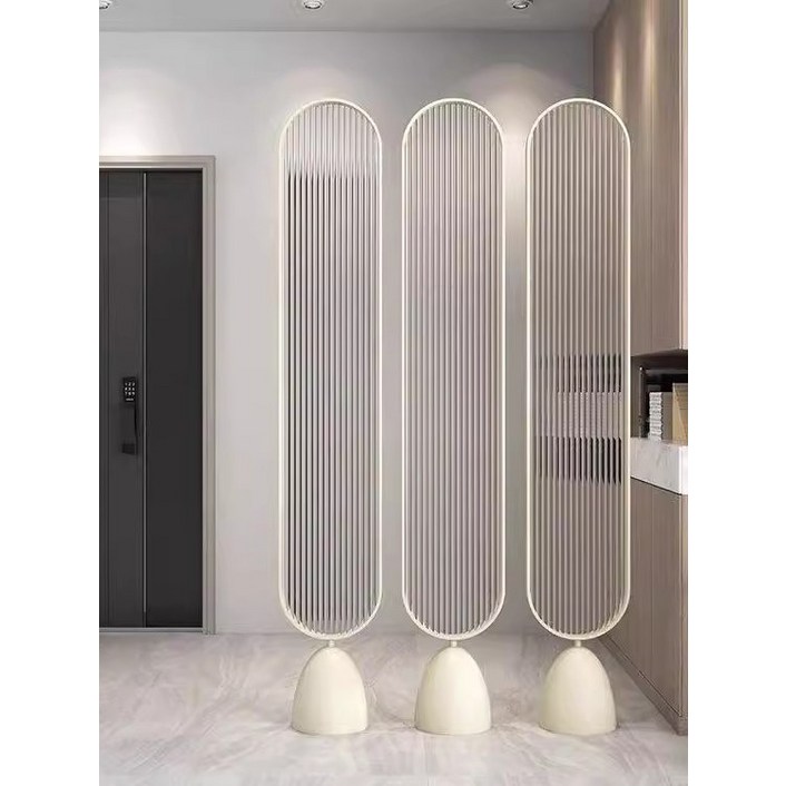 현관 거실 모던 유리 파티션 이동식 공간분리 가림막 실용적인 인테리어 예쁜 디자인 심플한 스타일 홈 레스토랑 파티션