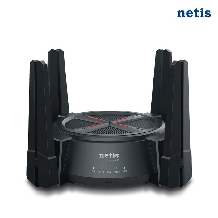 네티스 MEX6000 AX6000 MESH WIFI6 기가 와이파이 유무선 인터넷 공유기, 1개, 단일상품