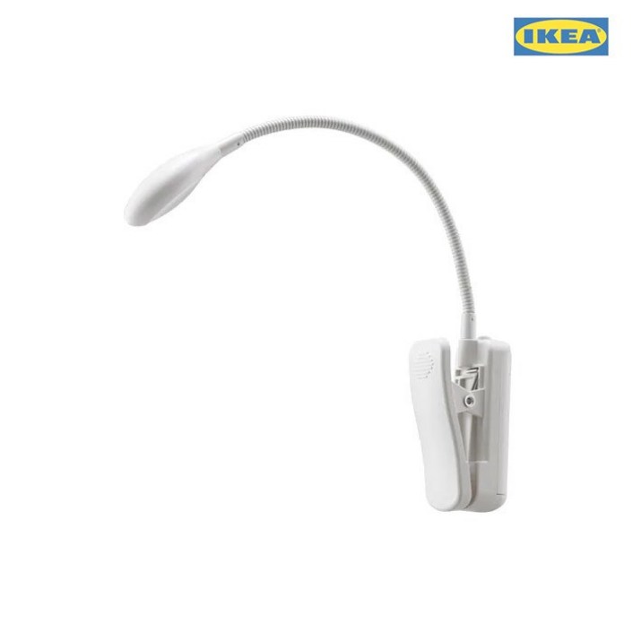 이케아 에바레드 집게조명 독서등 클립