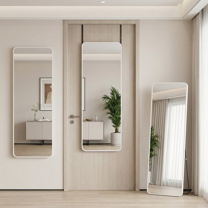 안토크 전신거울 3in1 벽거울 문걸이거울 35*120cm