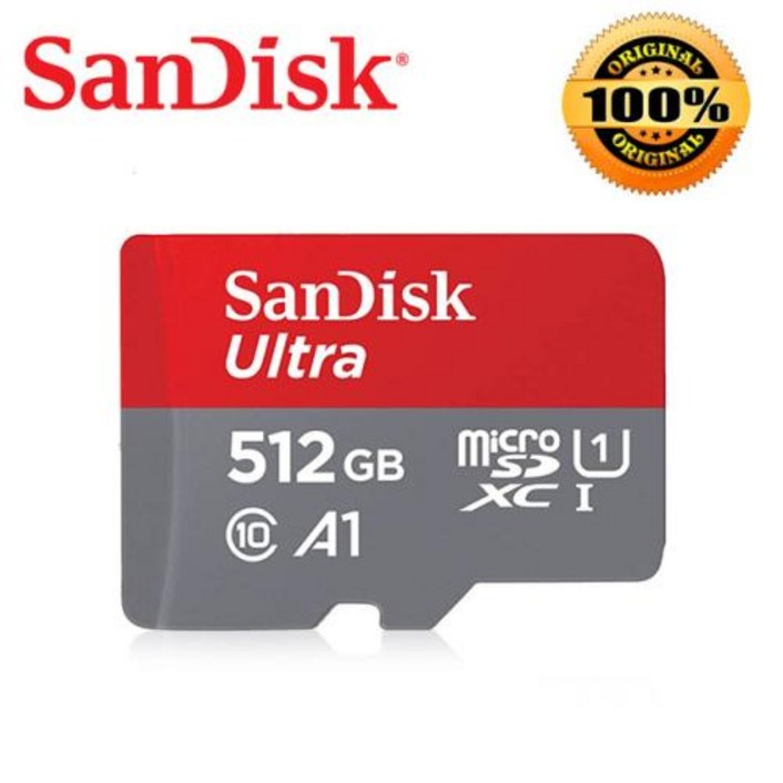 SanDiskUltra MicroSDXC UHSI 메모리 카드 C10 U1 풀 HD A1 64G 128G 256G 최대 512 메가바이트초 마이크로 SD 카드 Camare 전화