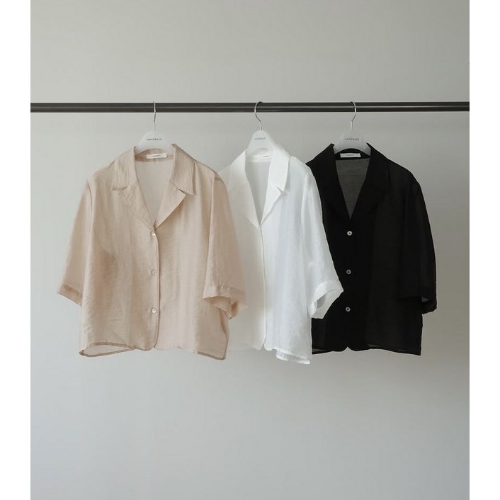 에이미그레이스 로즈마리 카라 블라우스