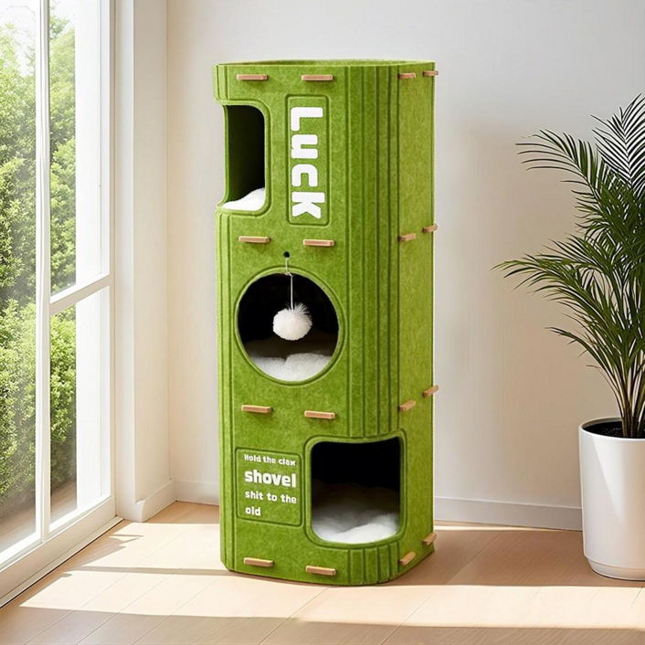 Anystar 고양이 숨숨집 스크래쳐 고양이 집