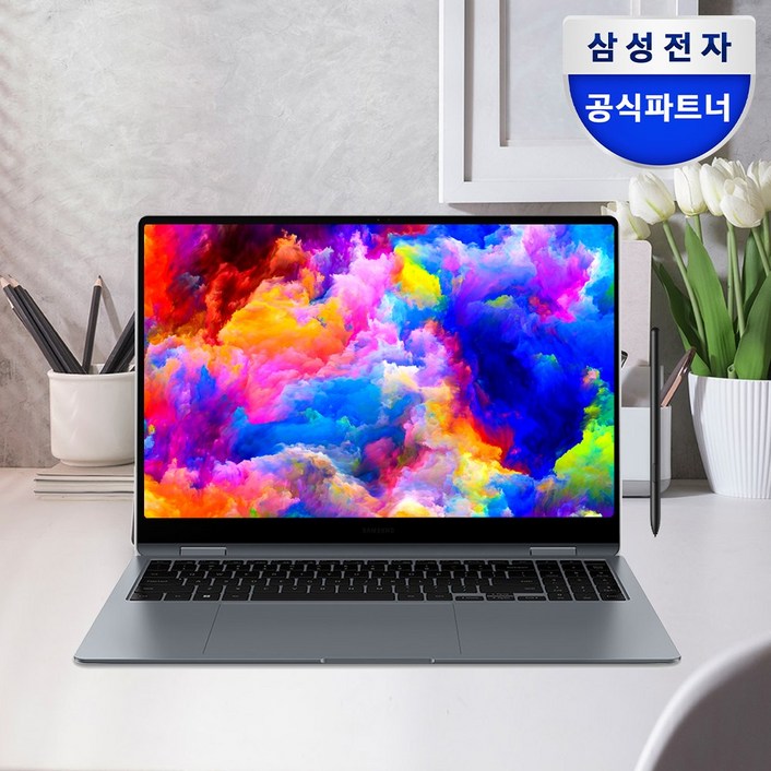 삼성전자 갤럭시북 프로360 인공지능 AI노트북 대학생노트북 고사양 터치스크린, 갤럭시북 프로360, WIN11 Home, 32GB, 1TB, 문스톤그레이