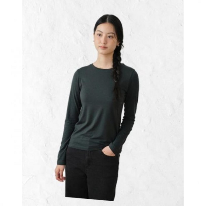 폴햄 POLHAM 여성 베이직 라운드넥 긴팔티_PHF4TS2610 PHF4TS2610 284805