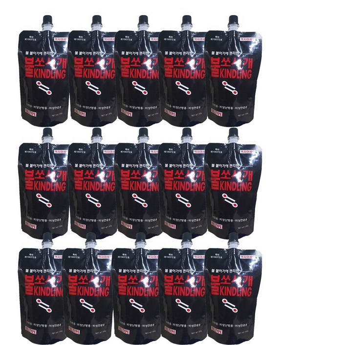 불쏘시개 (착화제) 150g, 15개, 1개, 150g