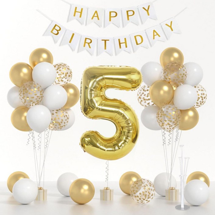 파티 용품 생일파티 풍선 올인원 세트