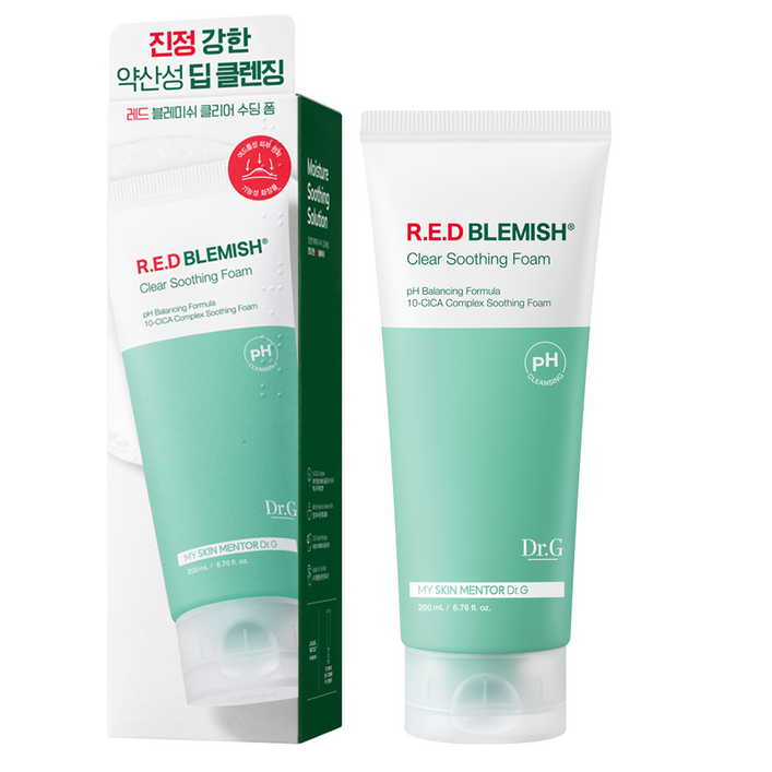 닥터지 약산성 레드 블레미쉬 클리어 수딩 폼, 200ml, 1개 닥터지 약산성 레드 블레미쉬 클리어 수딩 폼, 200ml, 1개