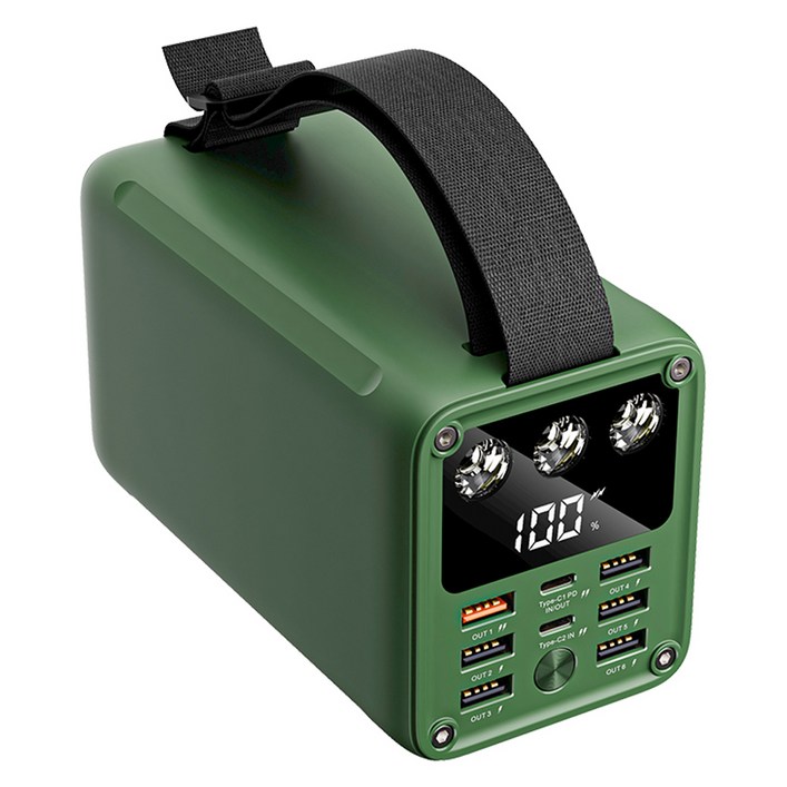 라플루 대용량 보조배터리 60000mAh 멀티단자