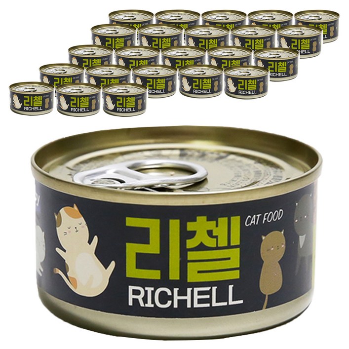 테비토퍼 리첼 고양이 간식캔