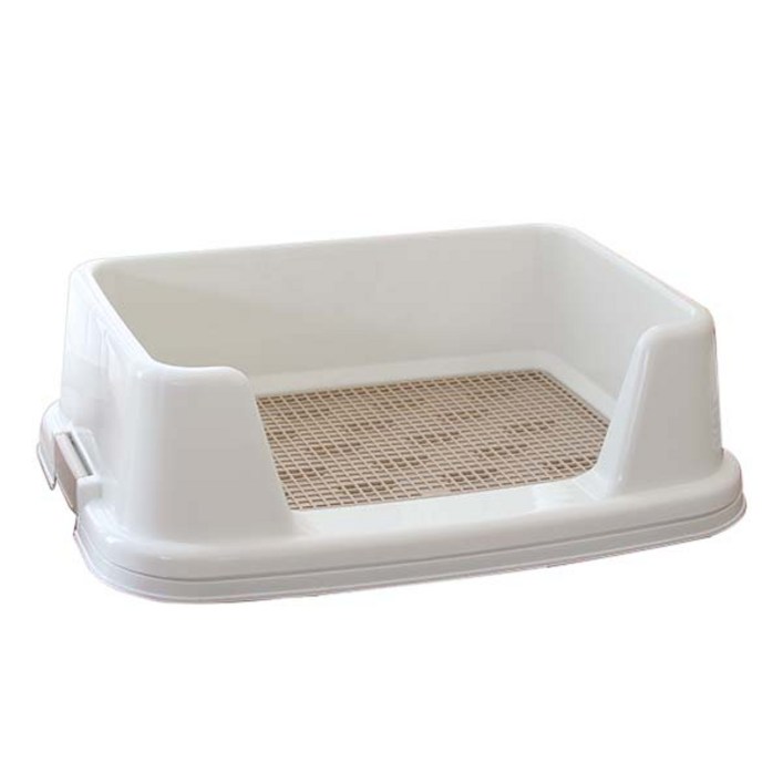 아이리스 프라이빗 벽면형 강아지 배변판 중형 TRT500, 화이트, 1개