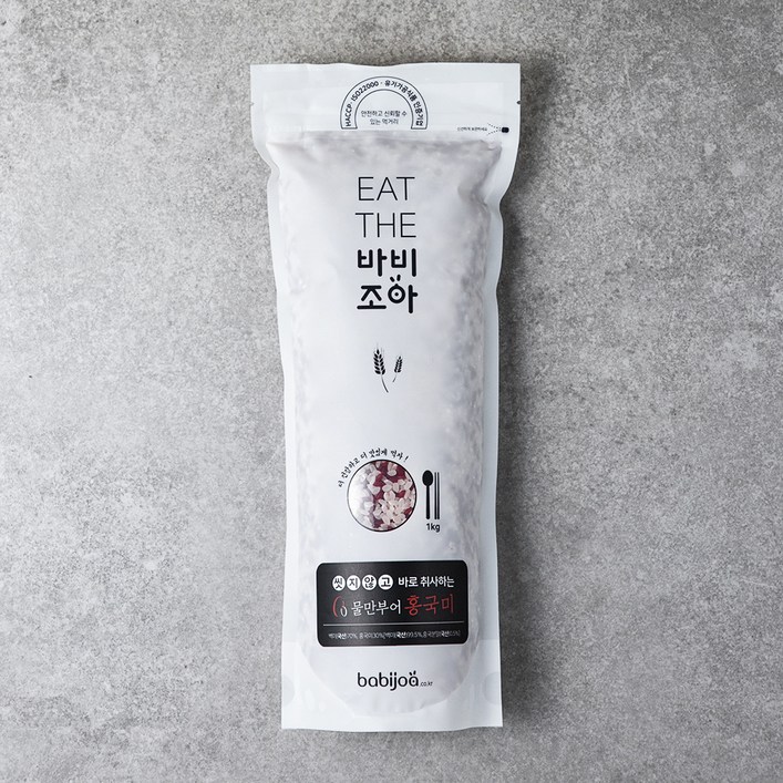 바비조아 물만부어 홍국쌀, 1kg, 1개
