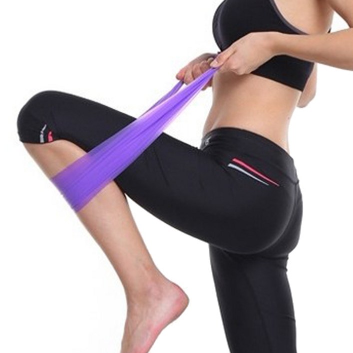 라텍스 스트레칭 고무 요가 밴드