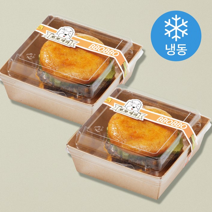 뽀뽀제과 강아지 소고기 치즈버거 냉동