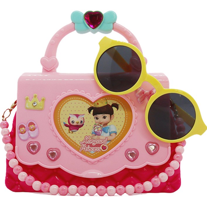 콩순이 선글라스  공주 미니백 세트