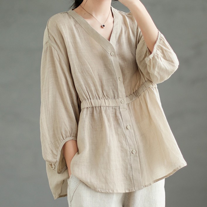 포플러앤씨 무즈썸 루즈핏 블라우스